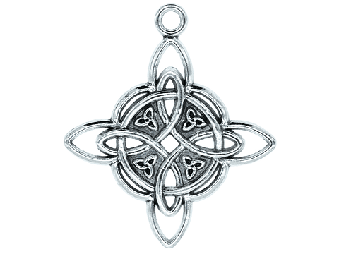 SAMAK PLATEADA DIJE NUDO DE LA BRUJA 30MM  193