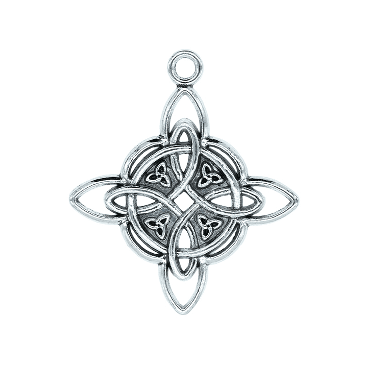 SAMAK PLATEADA DIJE NUDO DE LA BRUJA 30MM  193 1