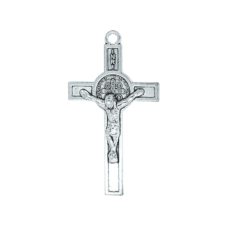 SAMAK PLATEADA DIJE CRISTO SAN BENITO 28*48MM  196 1