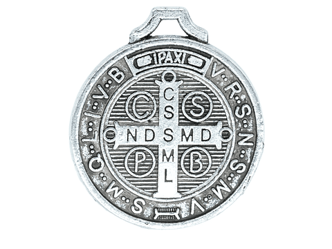 SAMAK PLATEADA DIJE SAN BENITO 22MM  202