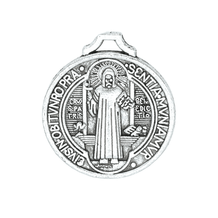 SAMAK PLATEADA DIJE SAN BENITO 22MM  202 1