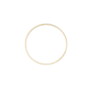 ACERO DORADO CIRCULO FIGURA 8MM 