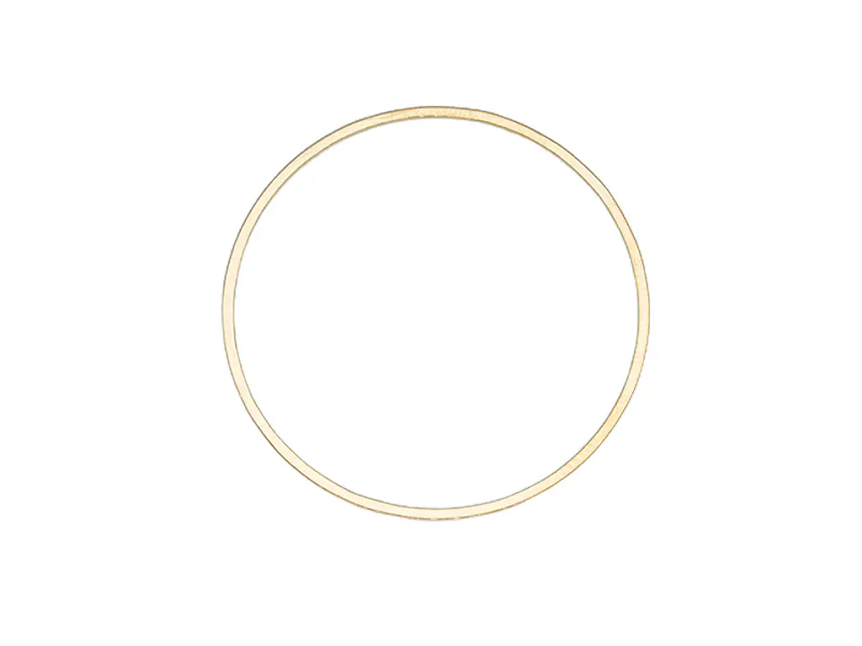 ACERO DORADO CIRCULO FIGURA 10MM  1