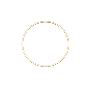 ACERO DORADO CIRCULO FIGURA 12MM 