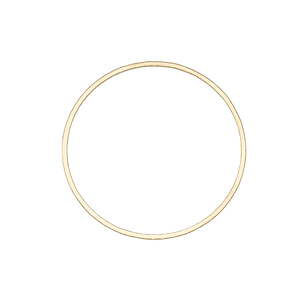 ACERO DORADO CIRCULO FIGURA 20MM 