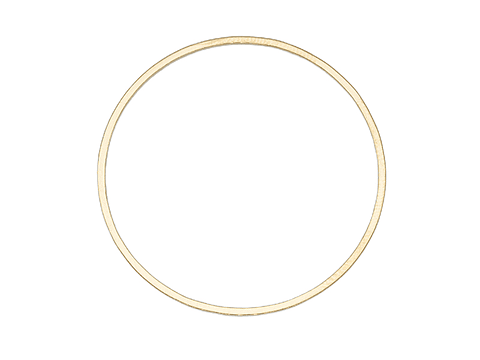 ACERO DORADO CIRCULO FIGURA 20MM 