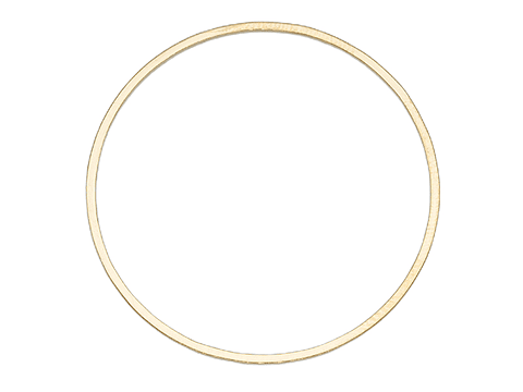 ACERO DORADO CIRCULO FIGURA 30MM 