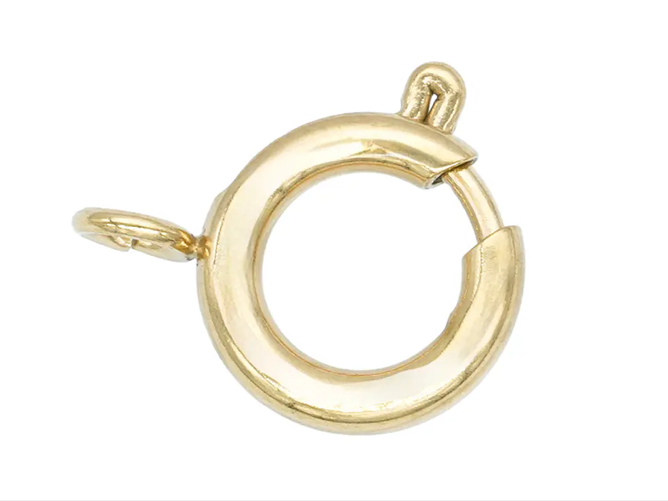 ACERO DORADO BROCHE RIAZA 10MM  1