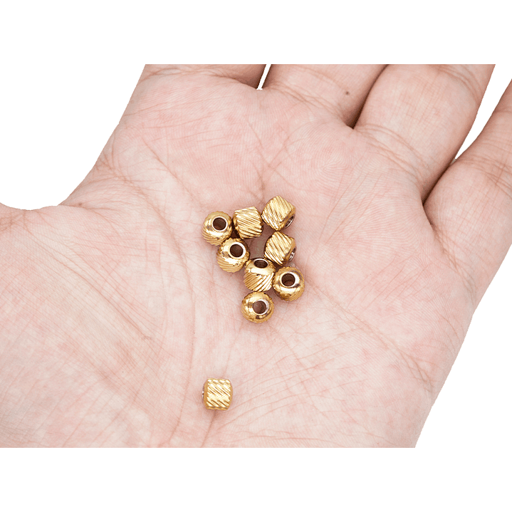 ACERO DORADO CENTRO SEPARADOR ACANALDO 6MM 2