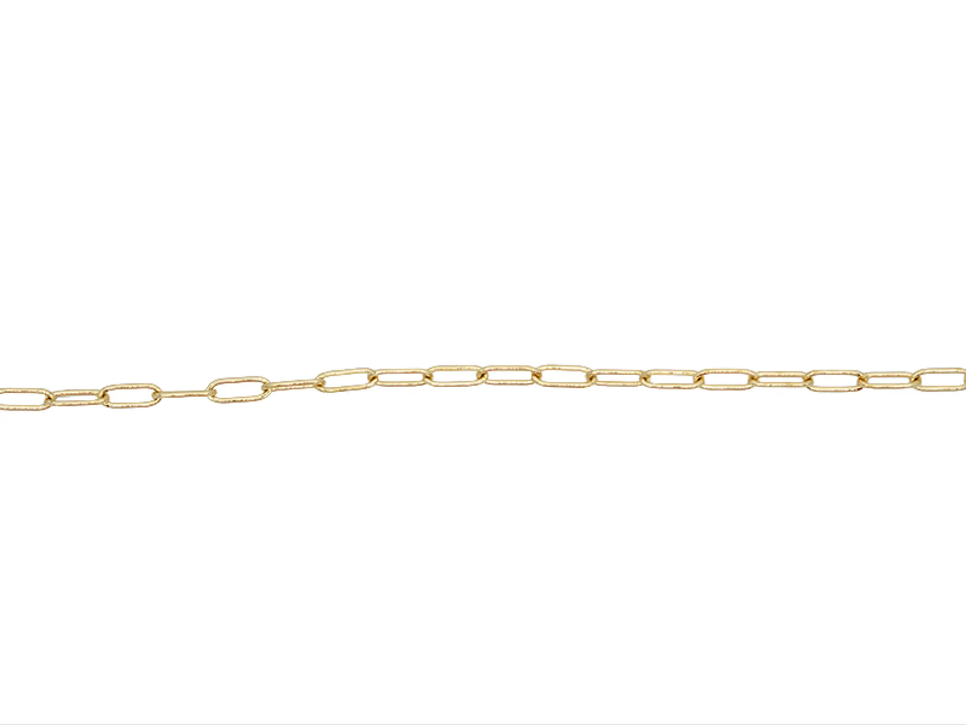 ACERO DORADO  CADENA OVALADO 0.6*2.5*5MM 1