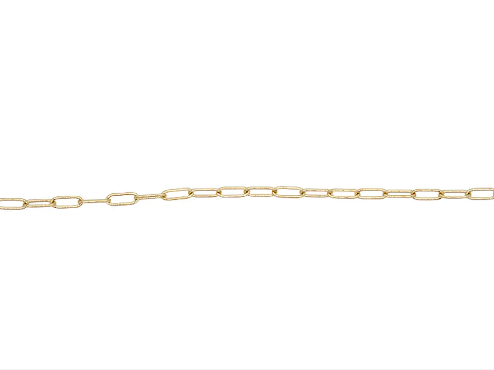 ACERO DORADO  CADENA OVALADO 0.6*2.5*5MM 1