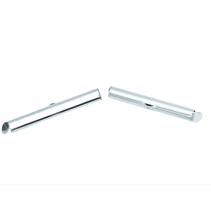 ACERO PLATEADO TERMINAL FLAUTA 30MM 1