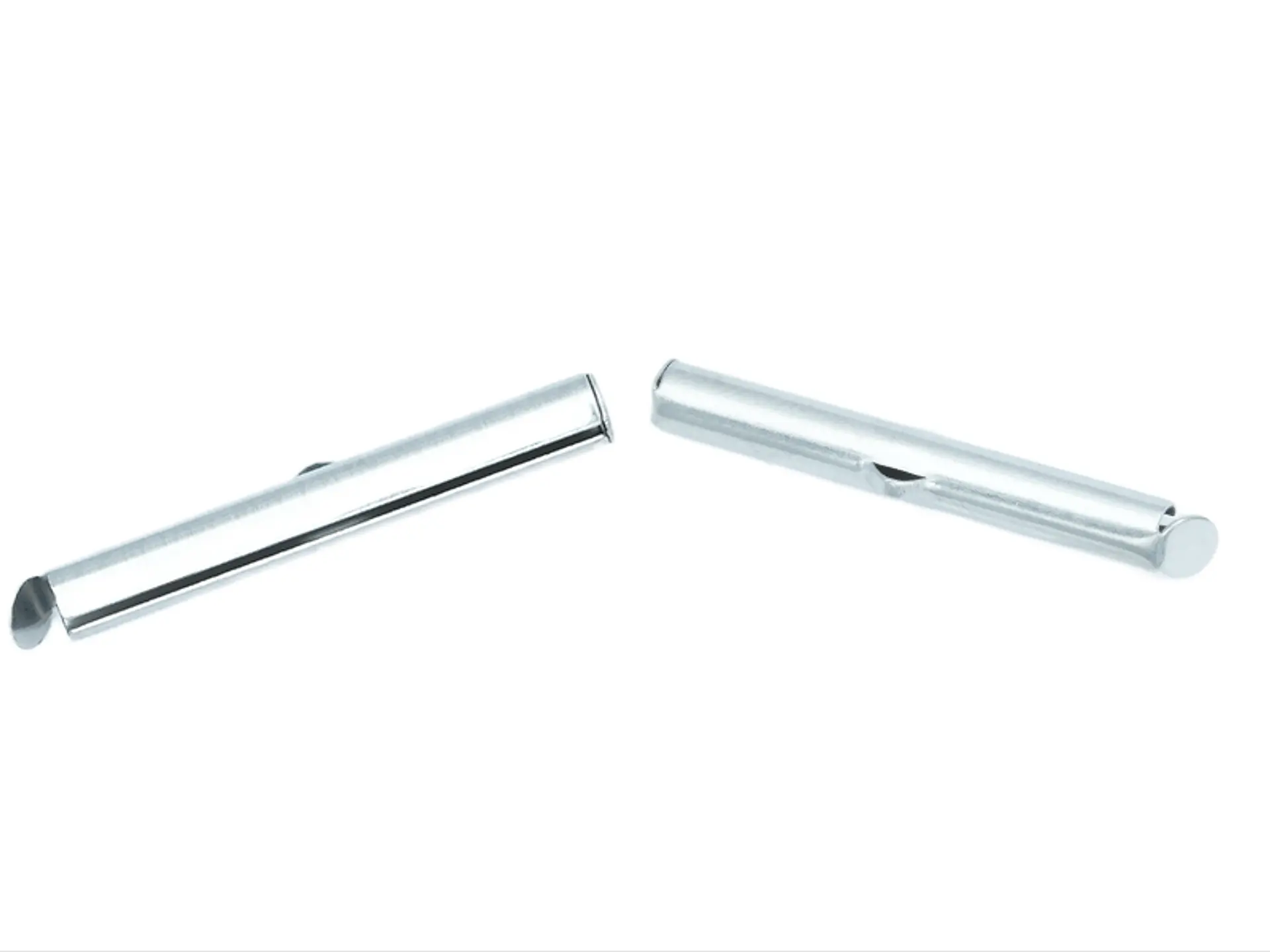ACERO PLATEADO TERMINAL FLAUTA 30MM 1