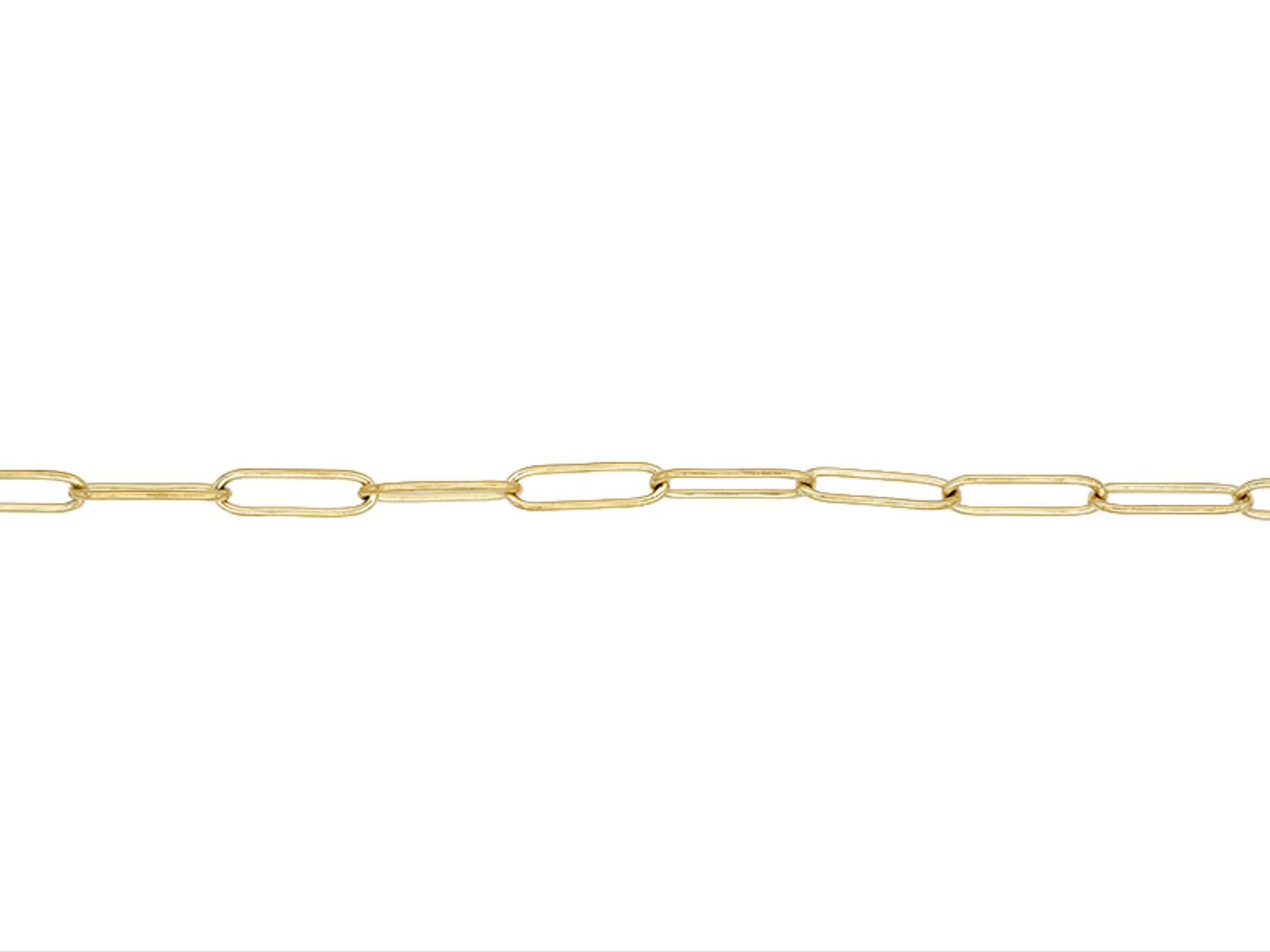ACERO DORADO CADENA OVALADA LISA 0.8*4*12MM 1