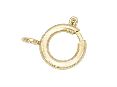 ACERO DORADO BROCHE RIAZA 8MM