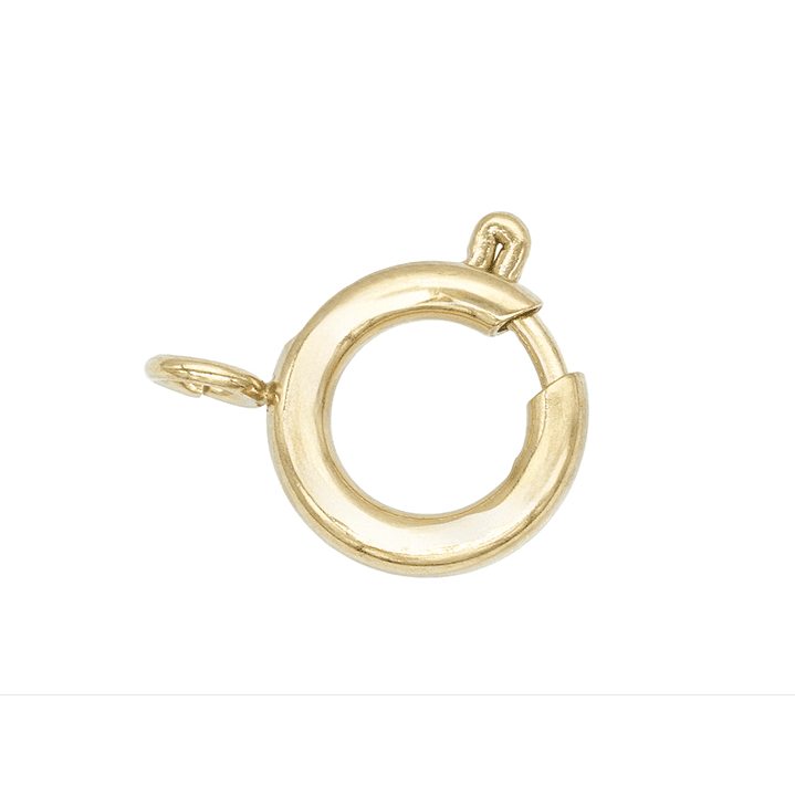 ACERO DORADO BROCHE RIAZA 8MM 1