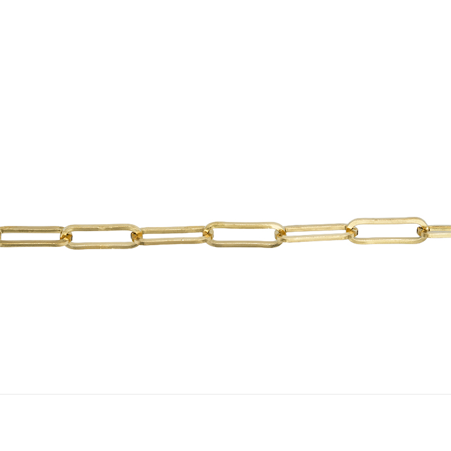 ACERO DORADO CADENA OVALADA LISA ESLABON GRANDE 1*5*15 1