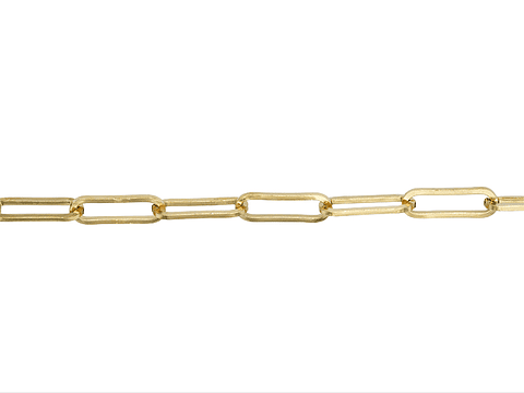 ACERO DORADO CADENA OVALADA LISA ESLABON GRANDE 1*5*15