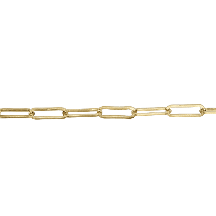 ACERO DORADO CADENA OVALADA LISA ESLABON GRANDE 1*5*15 1