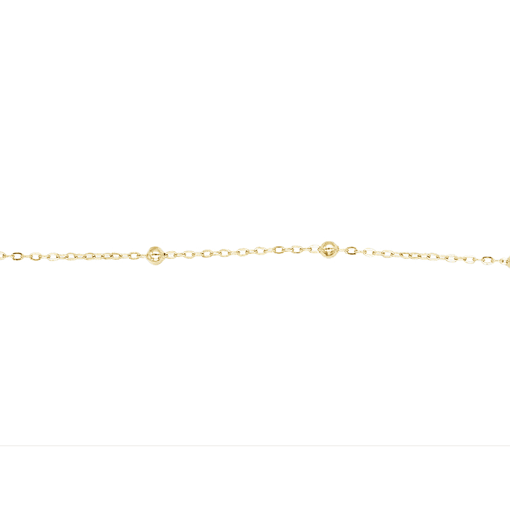 ACERO DORADO CADENA 0.4M SEPRADOR BALIN 4MM 1