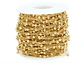 ACERO DORADO CADENA 0.4M SEPRADOR BALIN 4MM - thumbnail 2