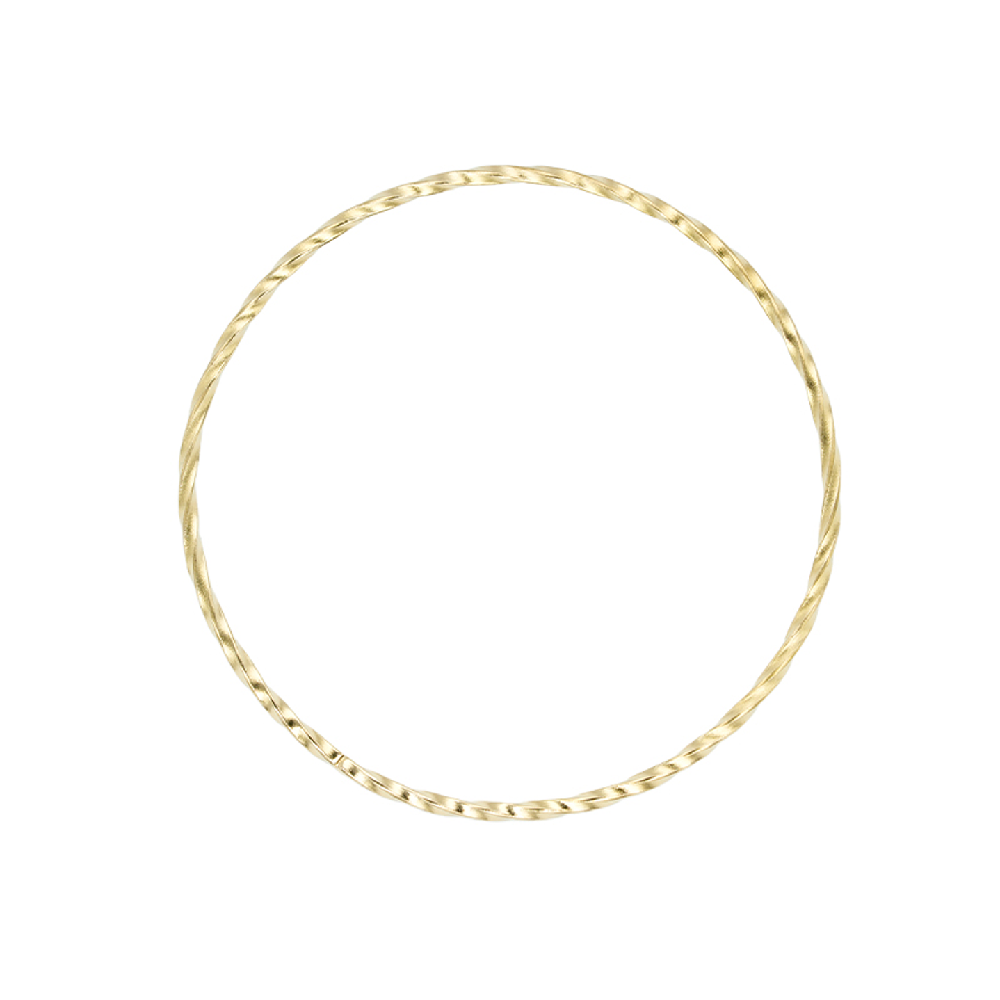 ACERO DORADO ARGOLLA ENTORCHADA 30MM  1