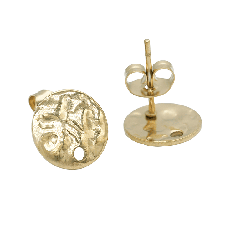  ACERO DORADO TOPO 121 REDONDO MARTILLADO 10MM  1