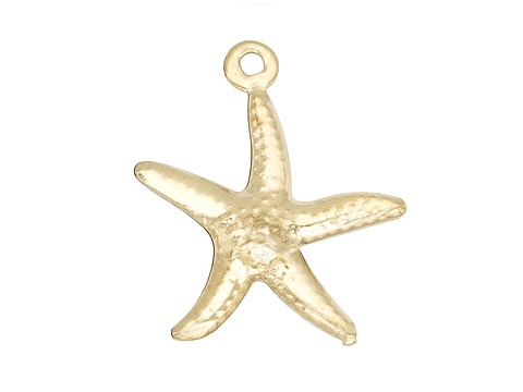 ACERO DORADO DIJE ESTRELLA DE MAR 17*15MM 