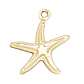 ACERO DORADO DIJE ESTRELLA DE MAR 17*15MM  - Miniatura 2