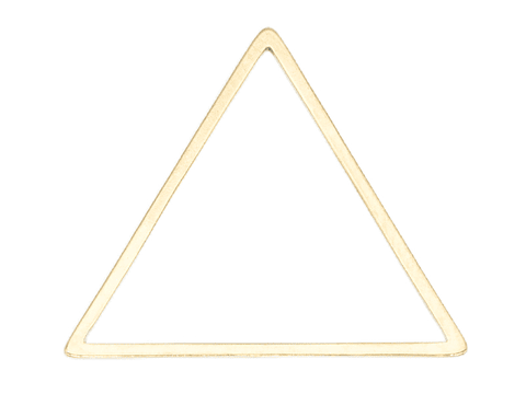 ACERO DORADO TRIANGULO FIGURA 20MM 