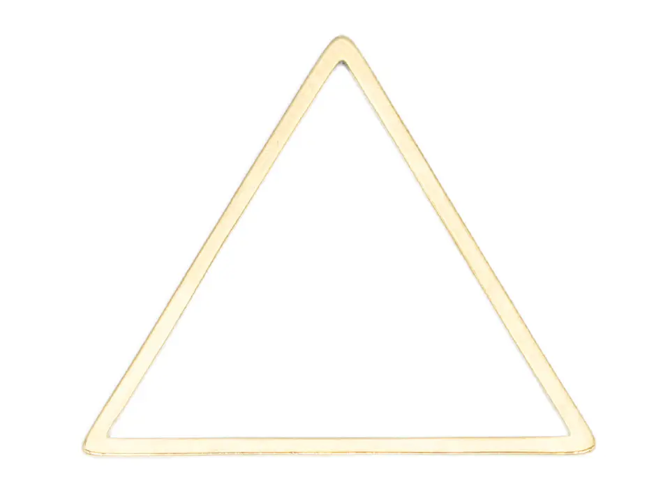 ACERO DORADO TRIANGULO FIGURA 20MM  1