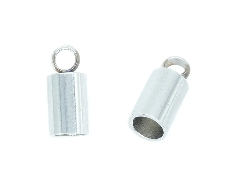 TERMINAL CAMPANA LISA ACERO 4MM  1