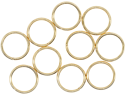 ACERO DORADO ARGOLLA 1*10MM