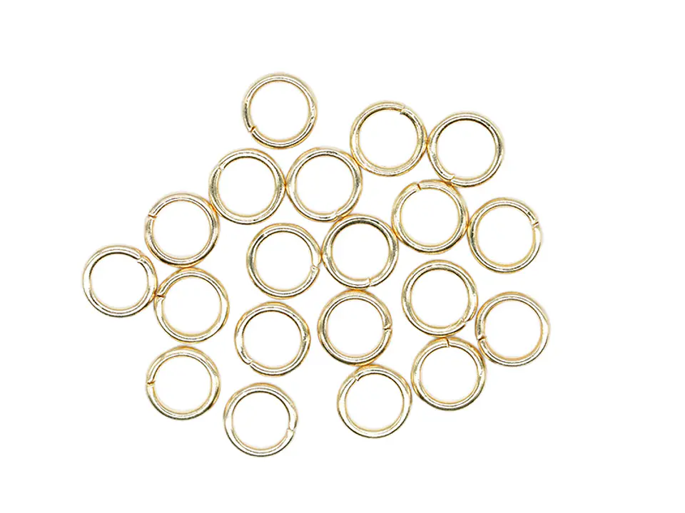 ARGOLLA ACERO DORADA 0.8*5MM  1