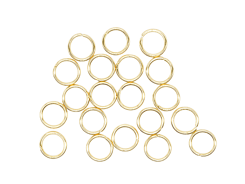 ARGOLLA ACERO DORADA 0.6*5MM 