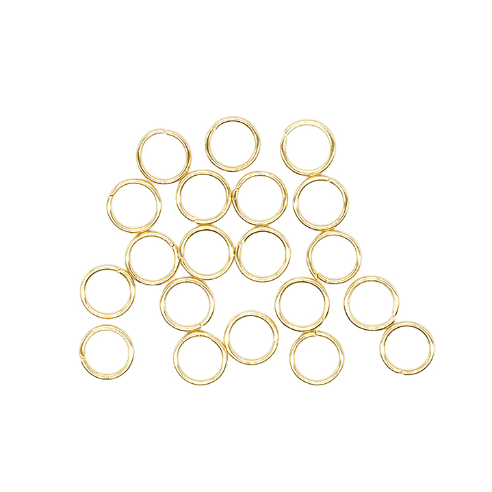 ARGOLLA ACERO DORADA 0.6*5MM  1