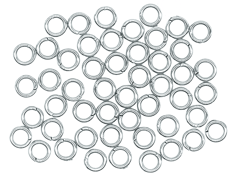  ACERO PLATEADO ARGOLLA  0.8*4MM 