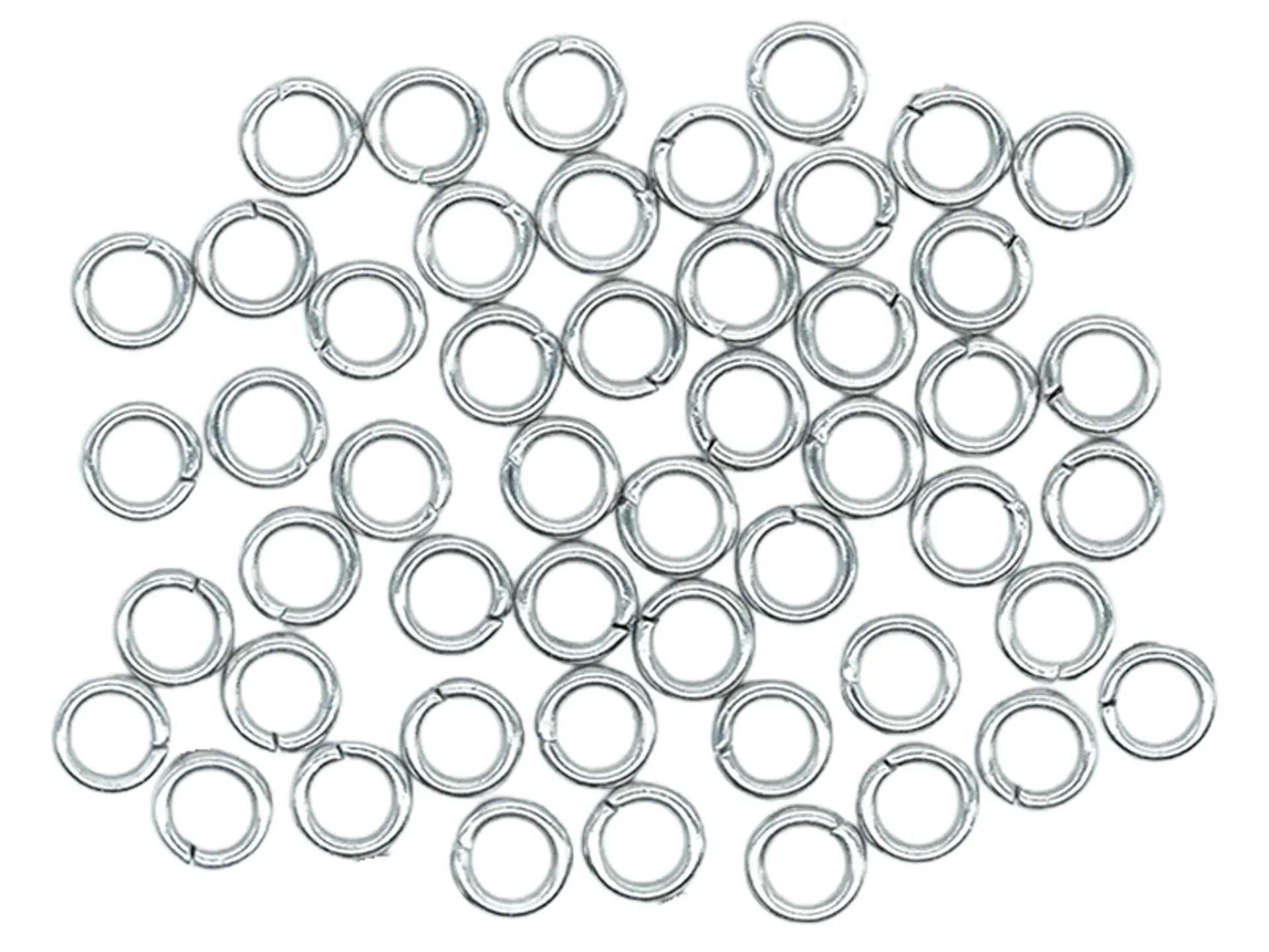  ACERO PLATEADO ARGOLLA  0.8*4MM  1