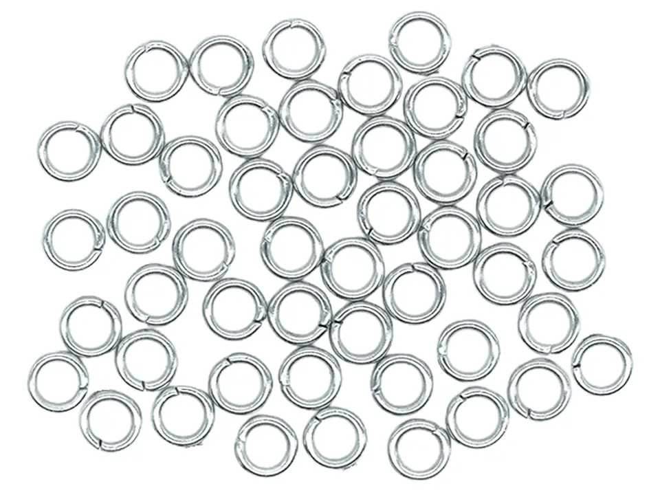 ACERO PLATEADO ARGOLLA  0.8*4MM  1