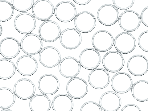 ACERO PLATEADO ARGOLLA  0.8*8MM