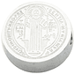 ACERO PLATEADO MEDALLA SAN BENITO RELIEVE 15MM - Miniatura 1