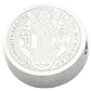 ACERO PLATEADO MEDALLA SAN BENITO RELIEVE 14MM  - thumbnail 1