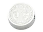 ACERO PLATEADO MEDALLA SAN BENITO RELIEVE 10MM - Miniatura 1