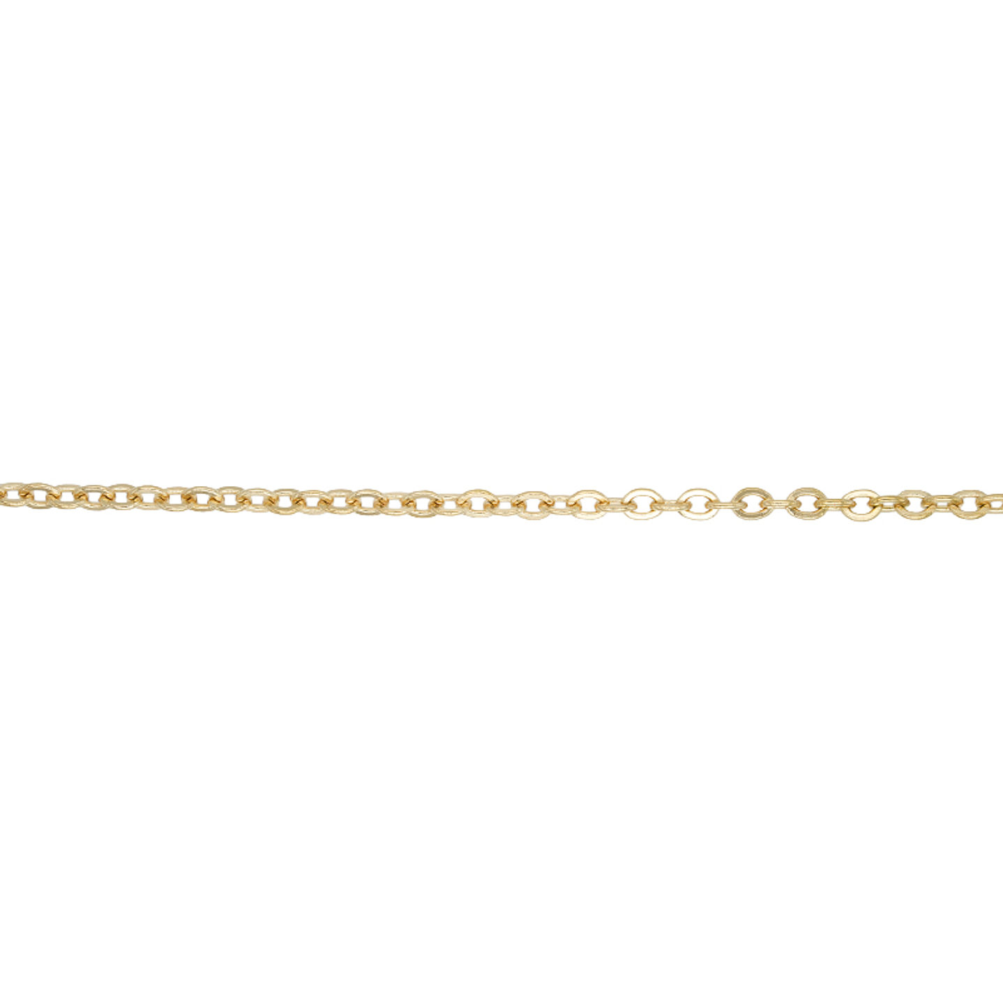 ACERO DORADO CADENA OVALADA 0.6MM  1