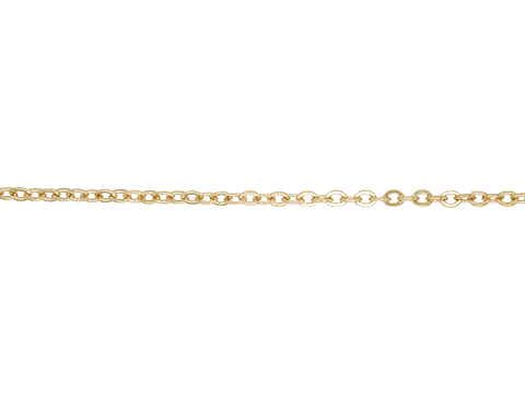 ACERO DORADO CADENA OVALADA 0.6MM 