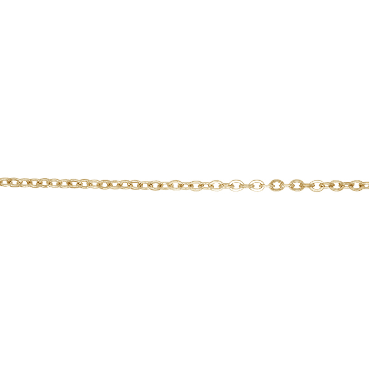 ACERO DORADO CADENA OVALADA 0.6MM  1