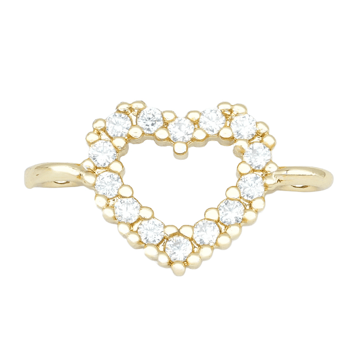 RODIO DORADO CORAZON 16MM CIRCON BLANCO 1