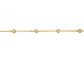 ACERO DORADO CADENA 0.4M SEPRADOR BALIN 4MM MAS SEGUIDO - Miniatura 1