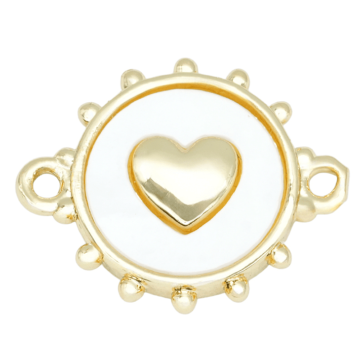 RODIO DORADO CENTRO CORAZON NACAR 13*16MM 1