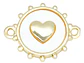 RODIO DORADO CENTRO CORAZON NACAR 13*16MM - thumbnail 1